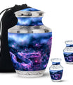 Mystic Blue Snake Cremation Urns For Human Ashes - Funeral Urns For Ashes