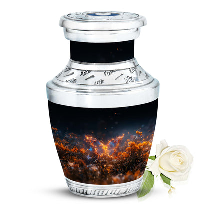 Personalized Butterfly Cremation Urn for Mom - 10-inch, 200 cu in - Yatskia