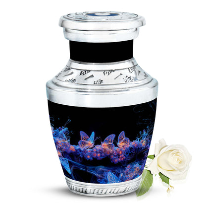 Personalized Butterfly Cremation Urn for Human Ashes - 10-inch, 200 cu in - Yatskia