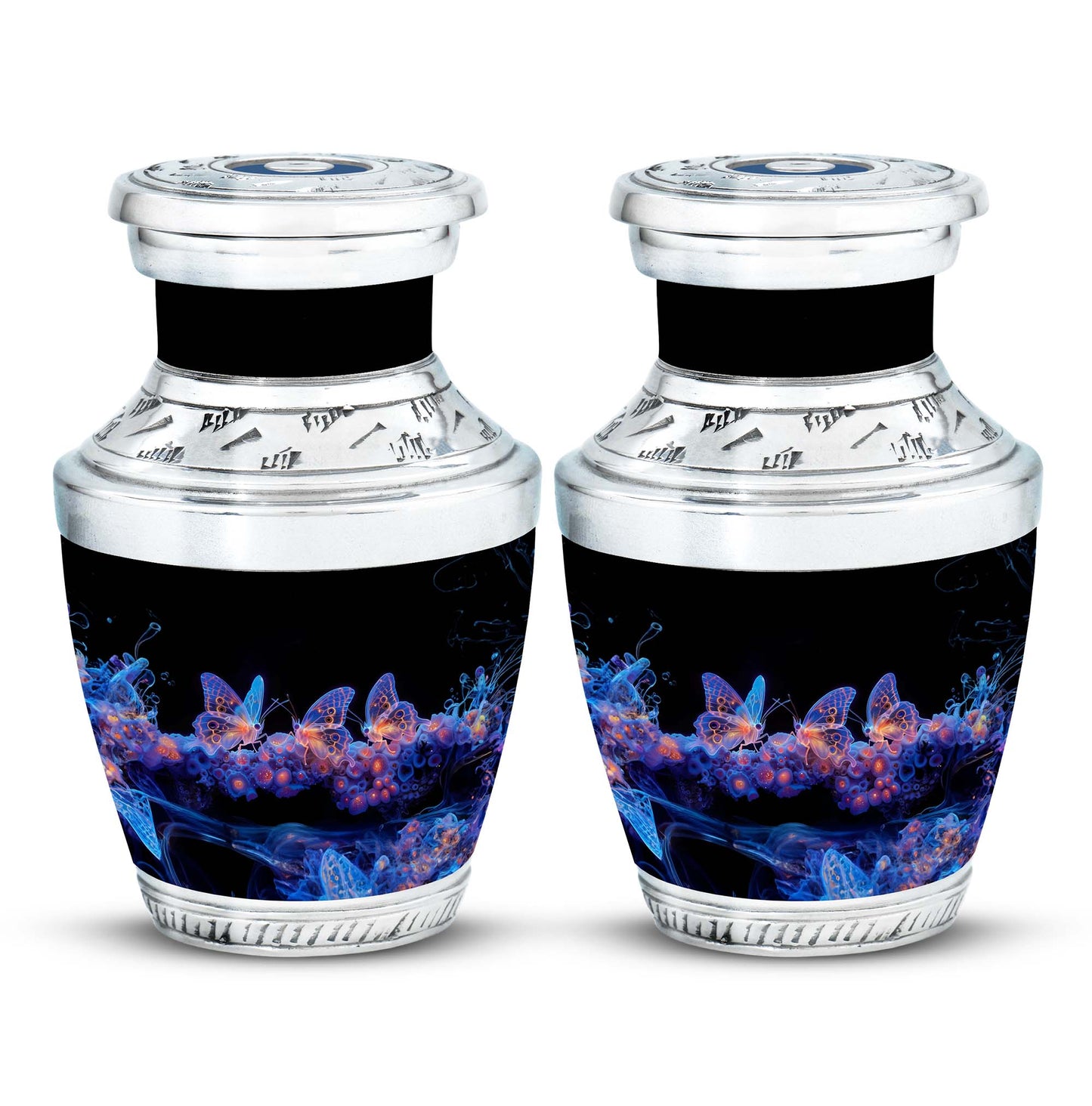 Personalized Butterfly Cremation Urn for Human Ashes - 10-inch, 200 cu in - Yatskia