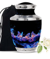 Neon Butterfly Nebula Black Urns - Butterfly Urns For Memorial