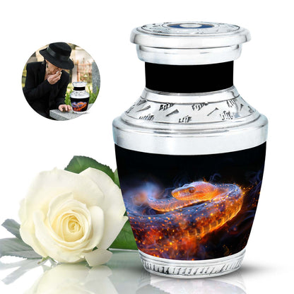Personalized Snake Cremation Urn for Adult - 10-inch, 200 cu in - Yatskia