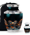 Glowing Butterfly Funeral Urn for Human Ashes - Cremation Urn For Adults
