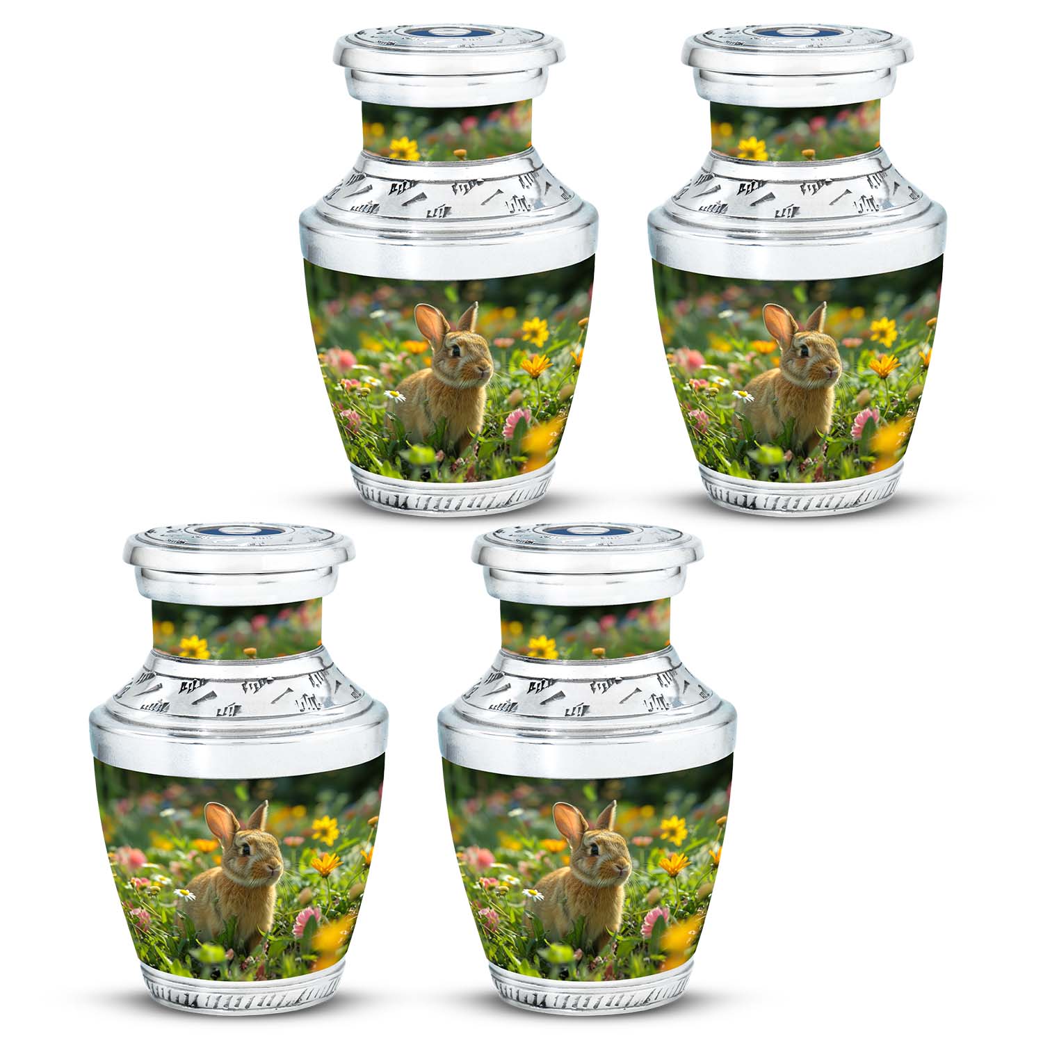 Bunny Rabbit Memorial Urn - Beautifully Designed Keepsake Urns For Pet