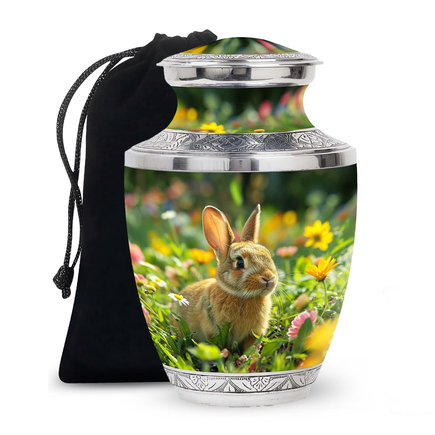Bunny Rabbit Memorial Urn - Beautifully Designed Keepsake Urns For Pet