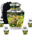 Bunny Rabbit Memorial Urn - Beautifully Designed Keepsake Urns For Pet