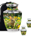 Bunny Rabbit Memorial Urn - Beautifully Designed Keepsake Urns For Pet