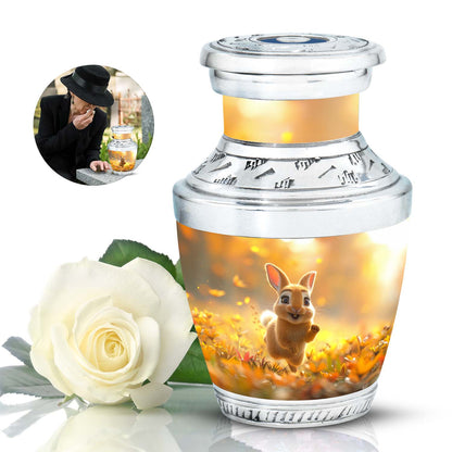Personalized Rabbit Cremation Urn for Pet Ashes - 10-inch, 200 cu in - Yatskia