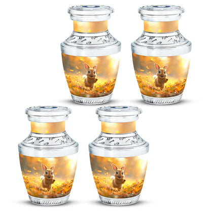 Personalized Rabbit Cremation Urn for Pet Ashes - 10-inch, 200 cu in - Yatskia