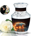 Fierce Polar Bear Urn - Bear Funeral Large Cremation Urns For Ashes