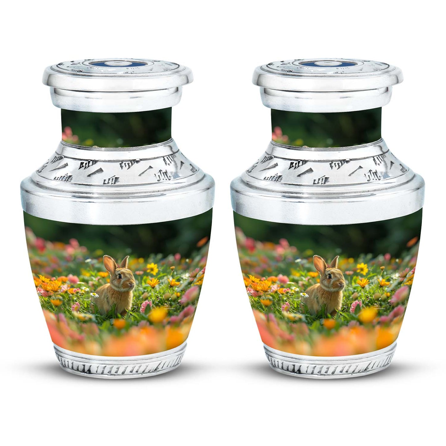 Personalized Rabbit Cremation Urn for Pet Ashes - 10-inch, 200 cu in - Yatskia