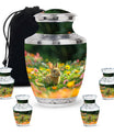 Bucolic Bunny Meadow - Rabbit Urns Large Funeral Large Urns For Ashes