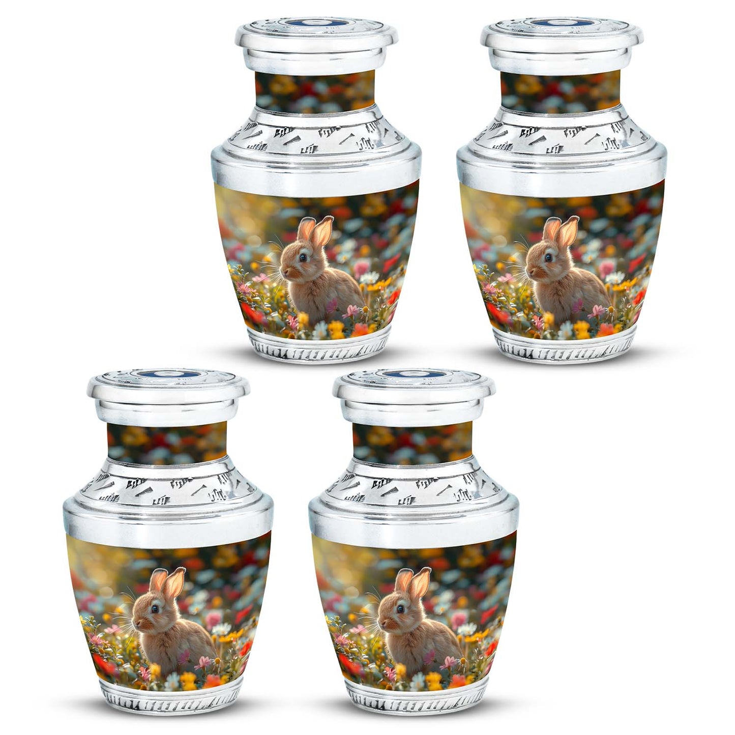 Personalized Rabbit Cremation Urn for Pet Ashes - 10-inch, 200 cu in - Yatskia