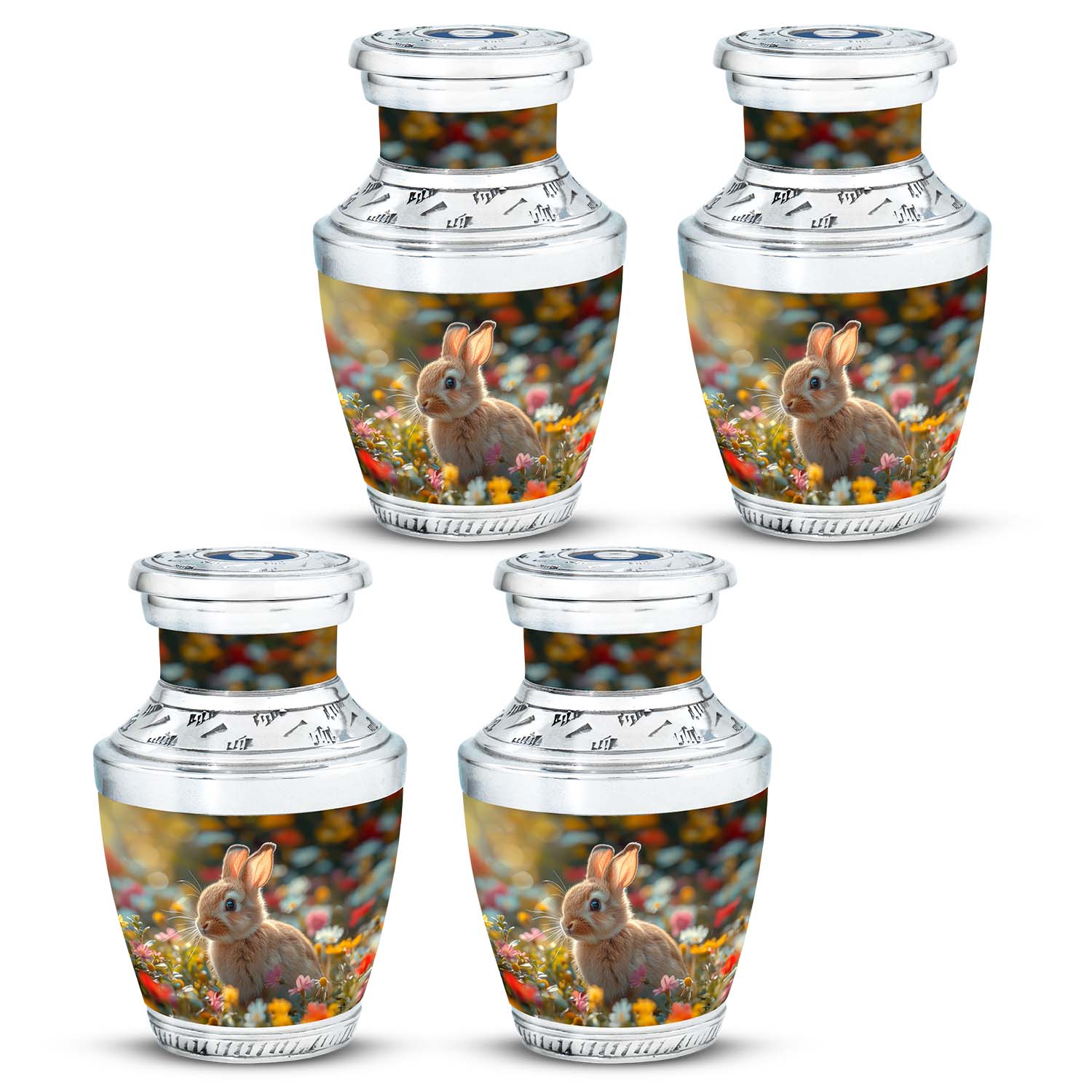 Bunny Engravable Urns For Human Ashes - Rabbit Large Cremation Urns