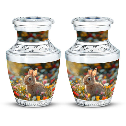 Personalized Rabbit Cremation Urn for Pet Ashes - 10-inch, 200 cu in - Yatskia