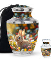Bunny Engravable Urns For Human Ashes - Rabbit Large Cremation Urns