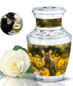 Bunny Rabbit Urn For Cremation - Rabbit Funeral Large Urns For Ashes