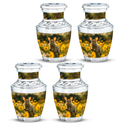 Personalized Rabbit Cremation Urn for Pet Ashes - 10-inch, 200 cu in - Yatskia
