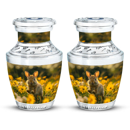 Personalized Rabbit Cremation Urn for Pet Ashes - 10-inch, 200 cu in - Yatskia