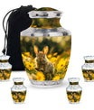Bunny Rabbit Urn For Cremation - Rabbit Funeral Large Urns For Ashes