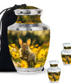 Bunny Rabbit Urn For Cremation - Rabbit Funeral Large Urns For Ashes