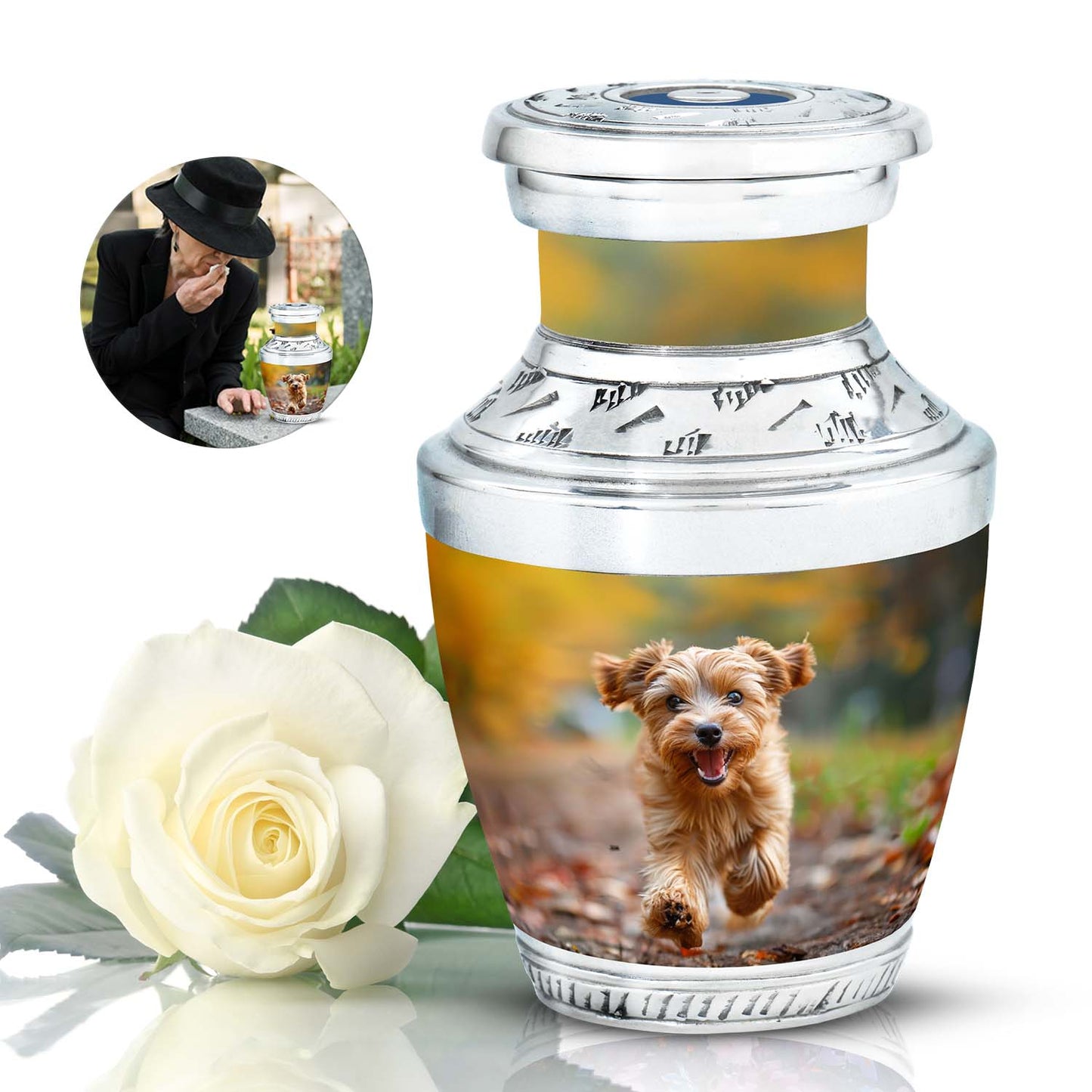 Personalized Dog Cremation Urn for Pet Ashes - Yatskia
