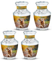 terrier Frolic Dog Memorial Urn - Dog Urns Funeral Large Cremation Urns