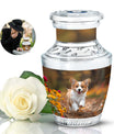 Corgi Puppy Cremation Urn For Ashes - Unique Pet Urns For Dogs