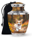 Corgi Puppy Cremation Urn For Ashes - Unique Pet Urns For Dogs