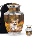 Corgi Puppy Cremation Urn For Ashes - Unique Pet Urns For Dogs