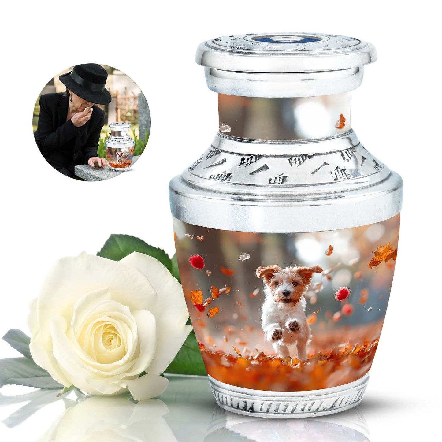 Personalized Dog Cremation Urn for Pet Ashes - Yatskia