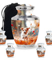 Cockapoo Pup Memorial Urn - Dog Urns Funeral Large Cremation Urns For Ashes
