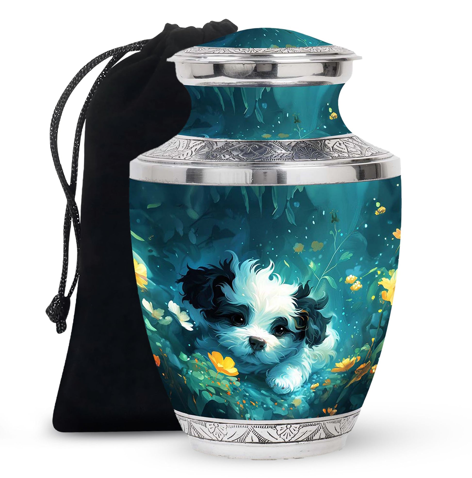 Shih Tzu Urn For Pet Dog Memorial - Cremation Urns For Pet Ashes