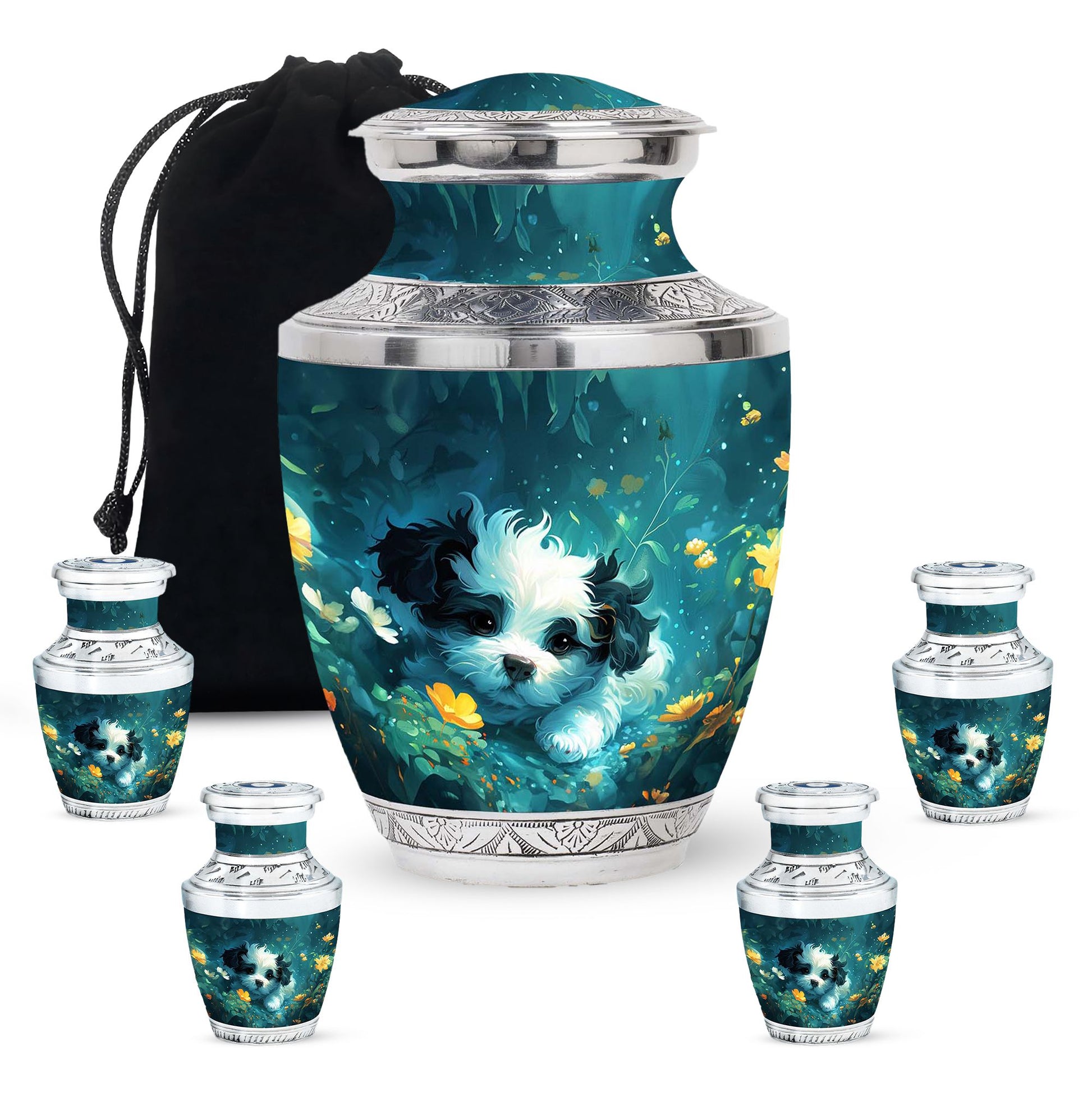 Shih Tzu Urn For Pet Dog Memorial - Cremation Urns For Pet Ashes