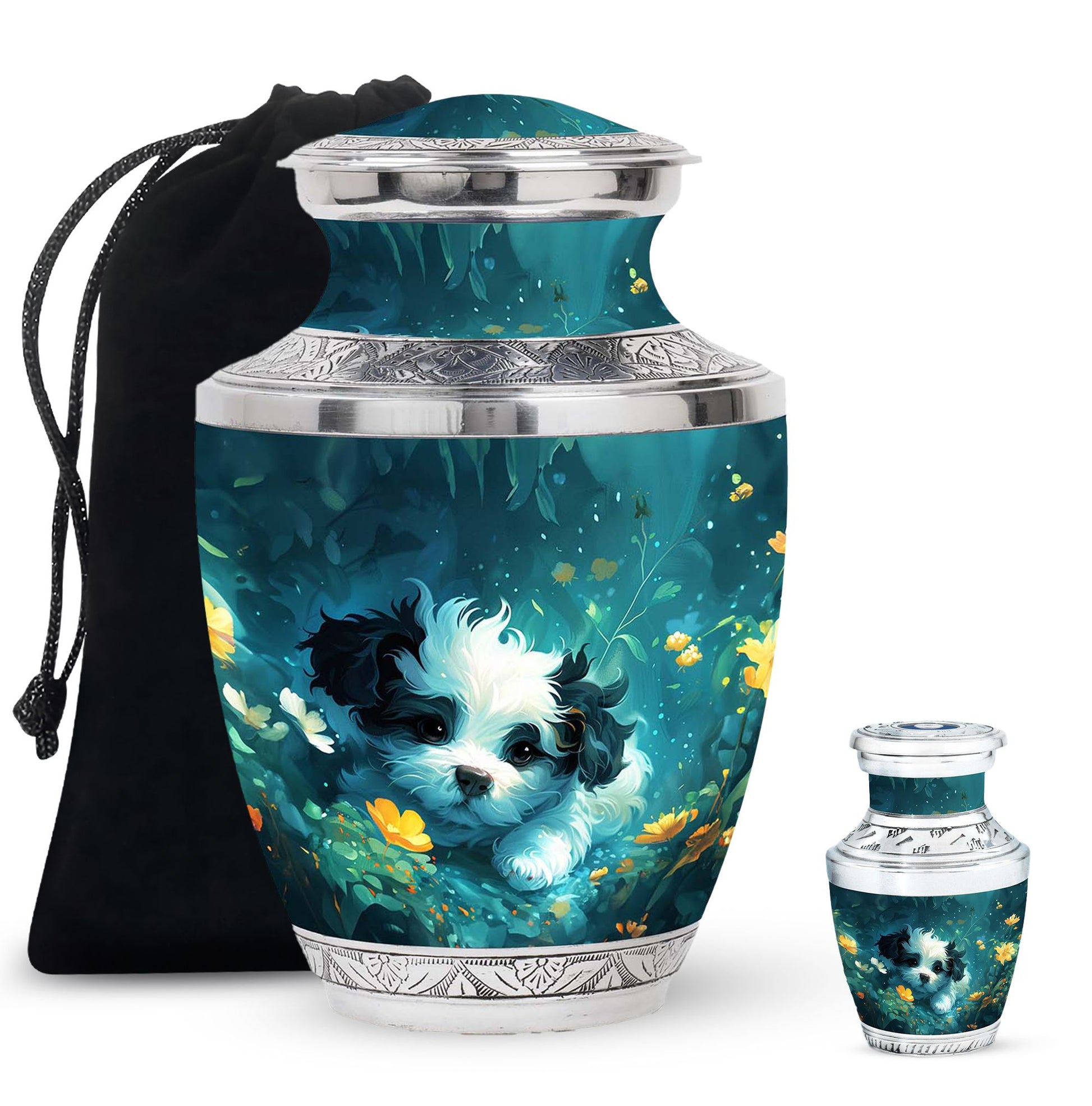 Shih Tzu Urn For Pet Dog Memorial - Cremation Urns For Pet Ashes