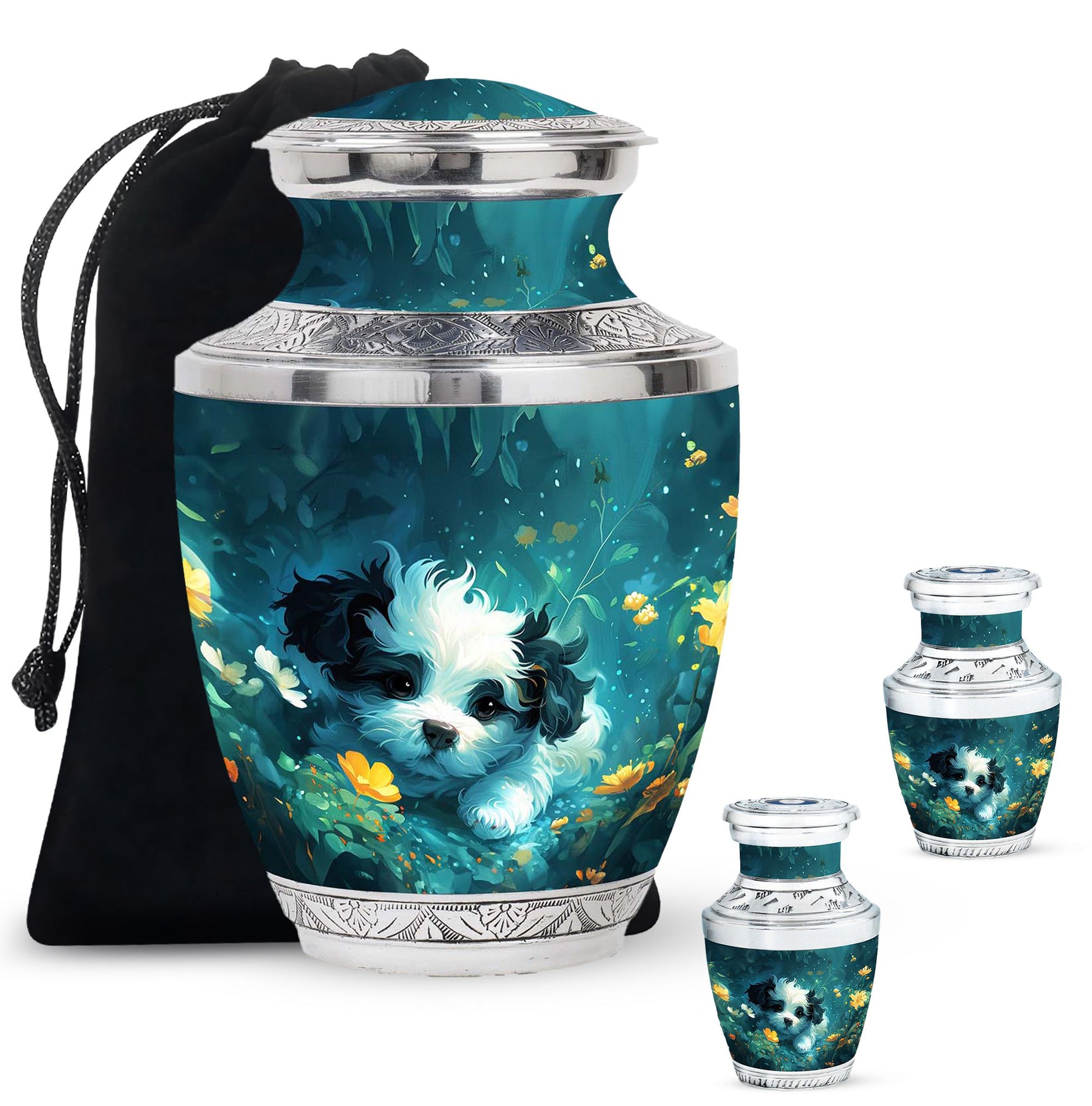 Shih Tzu Urn For Pet Dog Memorial - Cremation Urns For Pet Ashes