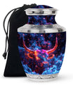 Mystical Horns Bull Funeral Urn For Men - Magical Bull Urns For Ashes