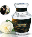 Amber Dragonfly Ashes Urn For Women - Large & keepsake Urns For Female