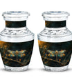 Amber Dragonfly Ashes Urn For Women - Large & keepsake Urns For Female
