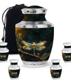 Amber Dragonfly Ashes Urn For Women - Large & keepsake Urns For Female