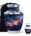Stellar Dragonfly Large Cremation Urn - Cosmic Insect Memorial Urn