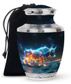 Stellar Taurus Glowing Urn - Bull Urn Memorial For Men & Women