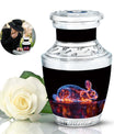 Cosmic Bunny Rabbit Memorial Urn - Funeral Cremation Urn For Ashes