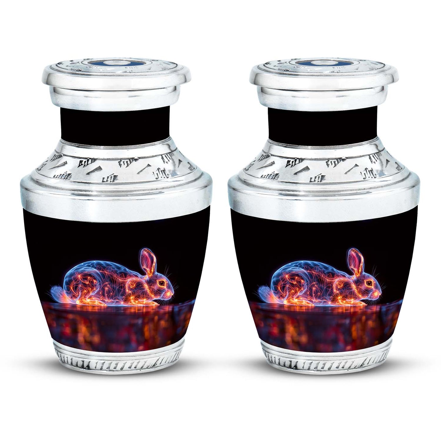 Personalized Rabbit Cremation Urn for Pet Ashes - 10-inch, 200 cu in - Yatskia