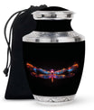 Nebula Dragonfly Urns for Ashes - Black Cremation Urns For Women