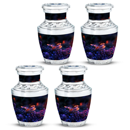 Personalized Dragonfly Cremation Urn for Human Ashes - 10-inch, 200 cu in - Yatskia