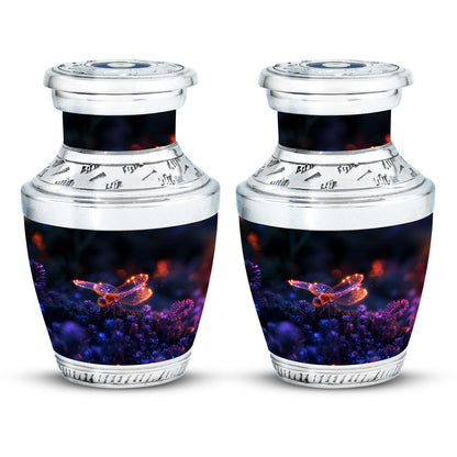 Personalized Dragonfly Cremation Urn for Human Ashes - 10-inch, 200 cu in - Yatskia