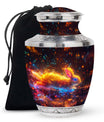 Fiery Rabbit Cremation Ashes Urn - Glowing Bunny Cremation Urns For Sale