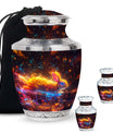 Fiery Rabbit Cremation Ashes Urn - Glowing Bunny Cremation Urns For Sale