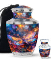 Cosmic Dragonfly Urn Memorial - Dragonfly Ashes Keepsake & Large Urn